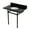Black Granite / Matte Black, variant on Kingston Brass KVPK36KB8 Templeton 36" Black Granite Console Sink with Brass Legs (8-Inch, 3-Hole), Black Granite/Brushed Nickel