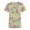 Green, variant on Ecqkame Women's Easter Scrub Tops Easter Eggs Bunny Rabbit Printed Working Uniform Blouse T-shirt Casual Short Sleeve V-neck Blouse Tops With Pocket Green XXL on Clearance