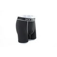 thumbnail image 6 of Dick Rinkle Clothing X-LARGE Charcoal/White Men's Flyless Premium Boxer Briefs [1 Pair], 6 of 6