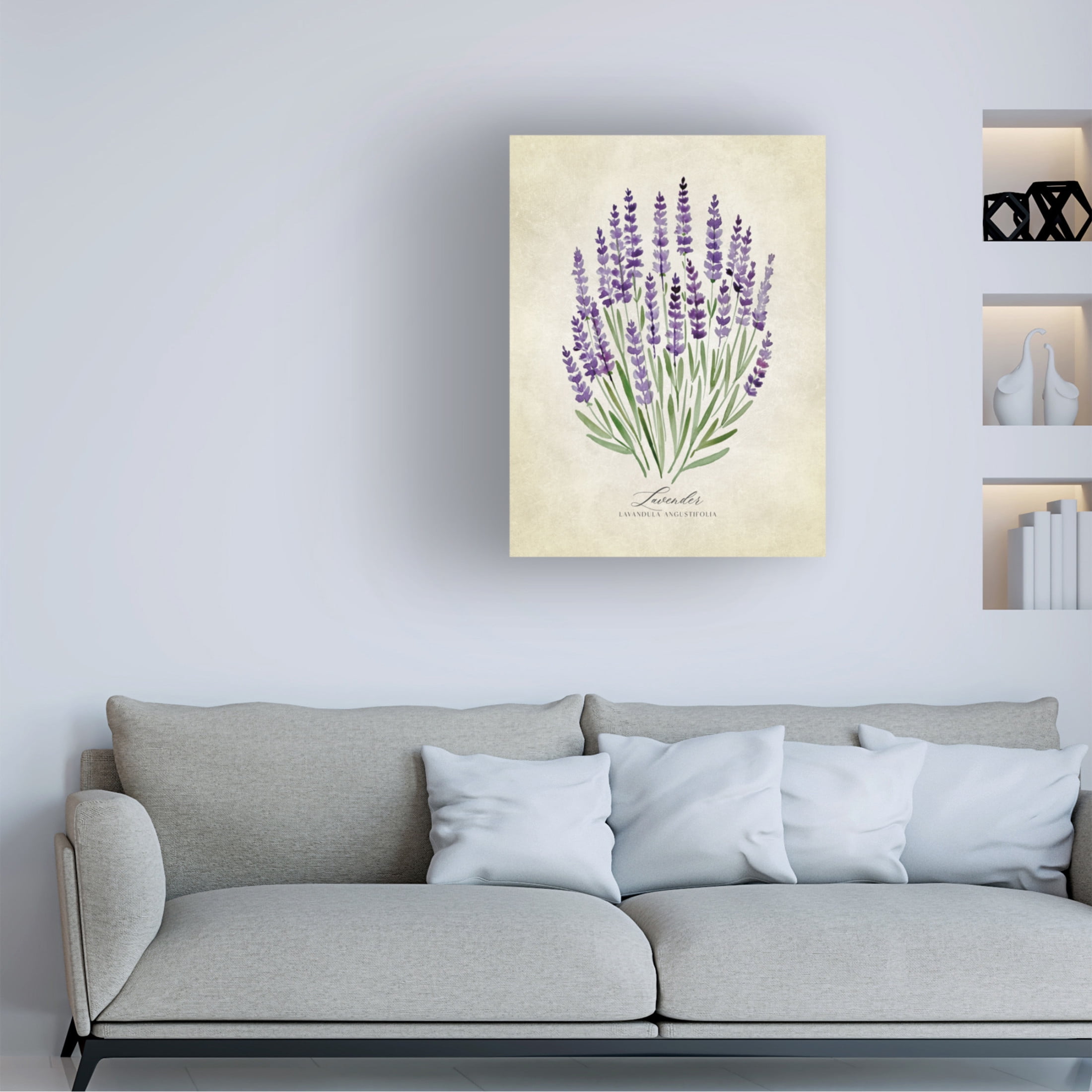 Trademark Fine Art Rosana Laiz Blursbyai Lavender vintage Canvas Wall Art