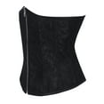 thumbnail image 2 of SAYFUT Women's Classic Jacquard Plus Size Underbust Corset Bustier Body Shaper Halloween Costume Corset Top with G-String, 2 of 7