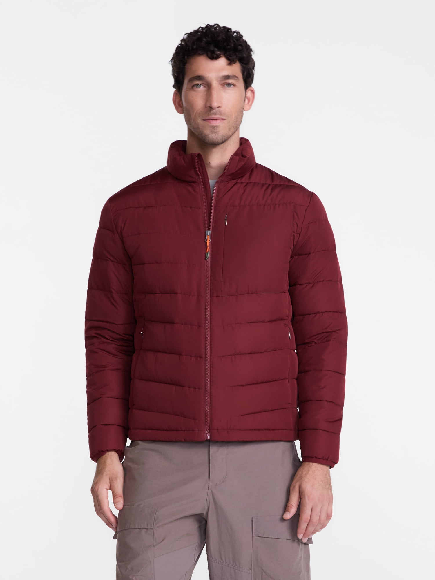 Ozark Trail Men's and Big Men's Puffer Jacket, Sizes S-4XB