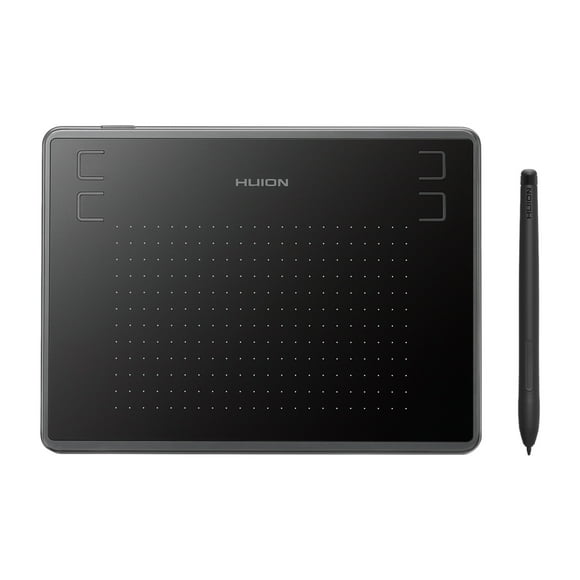 Huion Portable Huion H430P Drawing Tablet with Digital Pen - 4.8*3 inches, 4096 Pressure Levels, 5080 LPI Resolution, 4 Customizable Shortcut Keys - Compatible with Windows, Mac OS, Android - USB