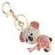 thumbnail image 5 of Llavero Koala Bear Aleación Rhinestone Oro Cristal Metal Colgante Pequeño Regalo (Rosa), 5 of 12