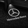 thumbnail image 1 of (1)compatible Mercedes Benz GLS GLC GLB GLA A B C E Class 2x Car Door LED Projector Lights with Logo Display, 1 of 3