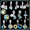 thumbnail image 2 of Charms 925 Encantos De Plata Original Pulsera Collar Camaleón Luminoso Firefly Mariposa Cuentas Para DIY Joyería Regalo, 2 of 4
