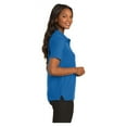 thumbnail image 3 of Port Authority Women's Short Sleeve Silk Touch Classic Polo Shirt Strong Blue Medium, 3 of 4