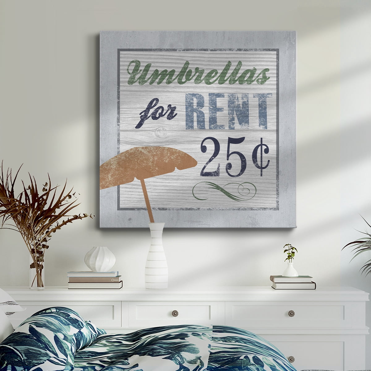 Wexford Home Beach Sign III-Premium Gallery Wrapped Canvas, 24" x 24" - Ready to Hang