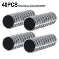 thumbnail image 1 of 40Pc Clear Coin Capsule Holder For 16/20/25/27/30/33/38/46mm Coin Protector Coin Capsules Storage Box Case W/Adjustable Gaskets, 1 of 10