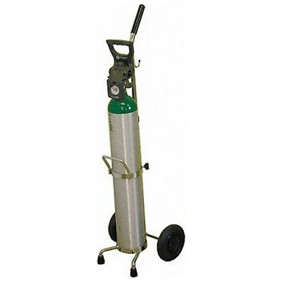 Saftcart Cylinder Trolley,38 In. H,100 lb. MDE-6X
