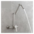 thumbnail image 2 of Brass Folding Faucet Wall Mounted Pot Filler Faucet With Three Section Extension Hot And Cold Mixer Tap Single Handle ,Easy to Install, 2 of 7