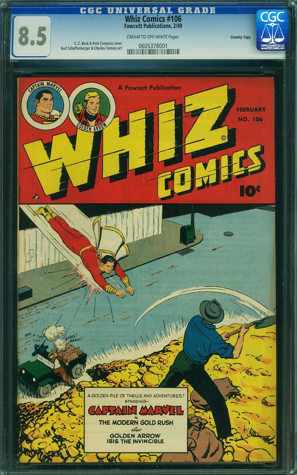 Cover of Whiz Comics #106