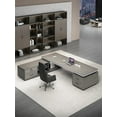 thumbnail image 1 of Mobile Study Office Desks Computer Drawers Reception Luxury Office Desks Conference Standing Scrivania Con Cassetti Furnitures My Lux Decor Round, 1 of 7
