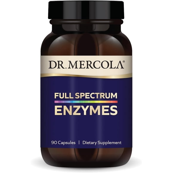 Dr. Mercola Full Spectrum Enzymes | 90 Servings | 90 Capsules