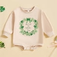 thumbnail image 2 of HNMKIU Girls Bodysuits for Kids - Fearfully and Wonderfully Made Custom Name Baby Outfit Long Sleeve Bodysuit for Toddler and Kids Beige,0-3 Months, 2 of 9