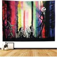 thumbnail image 1 of Tapiz de Pesadilla Antes de Navidad, Tapiz de Decoraciones de Halloween, Tapiz de Pesadilla, Regalos de Navidad, Tapices de decoración, Tapiz de Pared para Dormitorio estético (73 x 95 cm), 1 of 5
