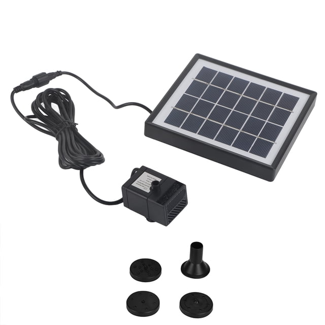 Bomba de agua sumergible solar Ticfox 1.5W para estanque fuente acuario