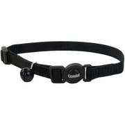 Safe Cat 3/8" Adjustable Snag-Proof Nylon Breakaway Collar-Black