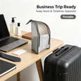 thumbnail image 4 of Freestanding Toiletry Bag,Portable Foldable Hanging Travel Organizer with Zipper and Loop,Mesh Large Capacity Cosmetic Waterproof Bag for Bathroom,Suitcase Packing, 2 PC, 4 of 9