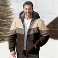 thumbnail image 2 of Veste d'Hiver à Capuche pour Hommes avec Impression Numérique 3D, Rembourrée pour Temps Froid, Chaleur et Style, 2 of 5
