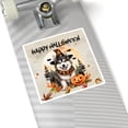 thumbnail image 4 of Happy Halloween Alaskan Malamute Witches Hat Pumpkin Carving Vinyl Sticker Alaska Mal Dog Lovers Gifts Waterproof Decal Art Decor - 02019, 4 of 5