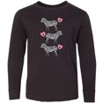 thumbnail image 3 of Inktastic Zebra Cute Safari Animal Long Sleeve Youth T-Shirt, 3 of 5