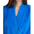 thumbnail image 3 of TowelSelections Women's Soft Plush Robe Fleece Kimono Spa Bathrobe Large/X-Large French Blue, 3 of 6