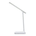 thumbnail image 1 of Lámpara de mesa plegable LED con carga USB, protección ocular, control táctil, para dormitorio, oficina y estudio, color blanco marfil (recargable)., 1 of 11