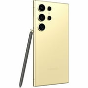 Unlocked for All Carriers Samsung Galaxy S24 Ultra Cell Phone 512GB 12GB RAM 5000 mAh Titanium Yellow