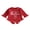 Red, variant on Cjfdfy Newborn Baby Girl Christmas Clothes Knit Ruffled Sweater Romper First Christmas Letter Bow Embroidery Bodysuits Infant Christmas Fall Winter Warm Clothes 0-12M