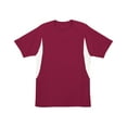 thumbnail image 2 of A4 Cooling Performance Color Block Tee For Men in Cardinal/White | N3181, 2 of 2