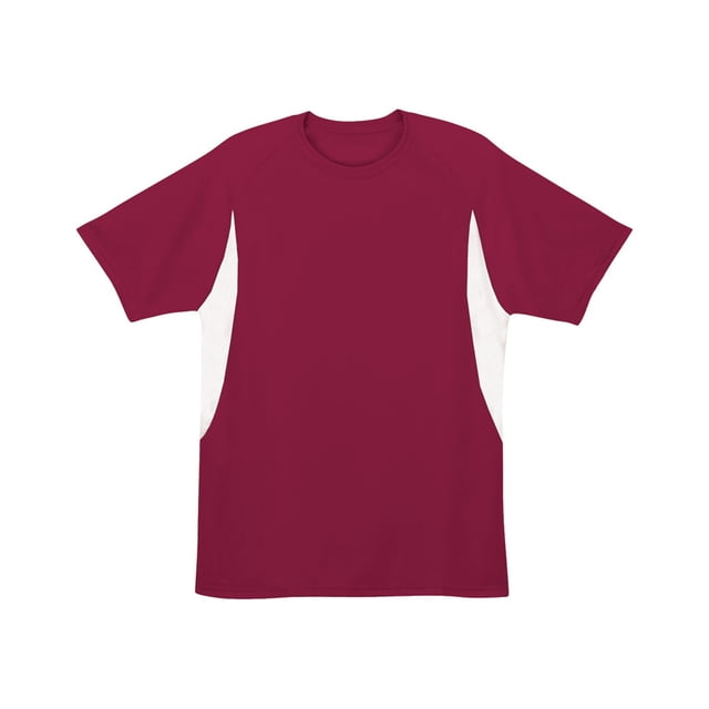 Camiseta Cooling Performance Color Blocked para hombre CARDINAL/ WHITE M A4 N3181