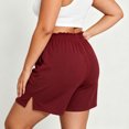 thumbnail image 6 of Women's Casual Summer Shorts High Waisted Elastic Drawstring Lounge Sweatshorts with Large Pockets Flattering Activewear for Workout Running Gym and Everyday Comfort Wear, 6 of 6