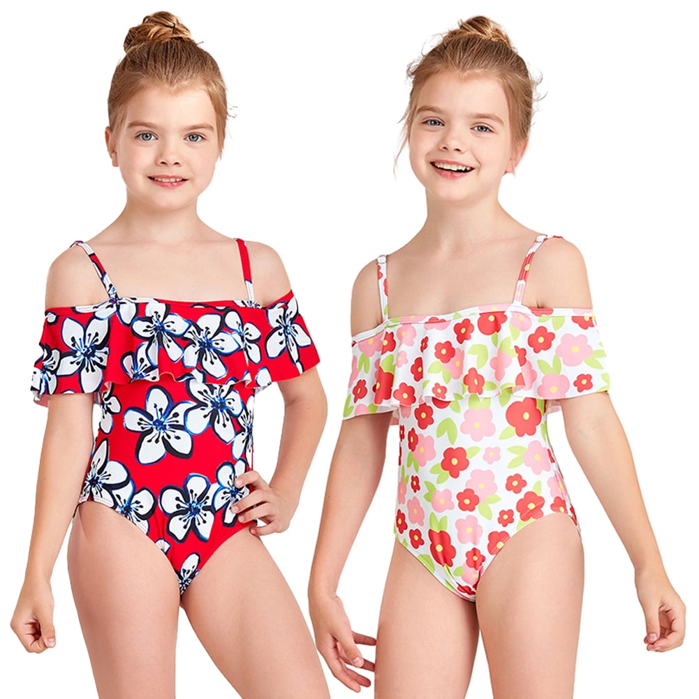 Ensemble Bikini 3 Pièces Fille 8-18 Ans Maillot De Bain 2 Pieces