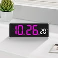 thumbnail image 5 of Gmluru Clock Digital LED Alarm Clock Multi-function Alarm Clock Desktop Clock Temperature Display Multi-set Alarm Clock Date Week Temperature Display Brightness Adjustable, 5 of 9