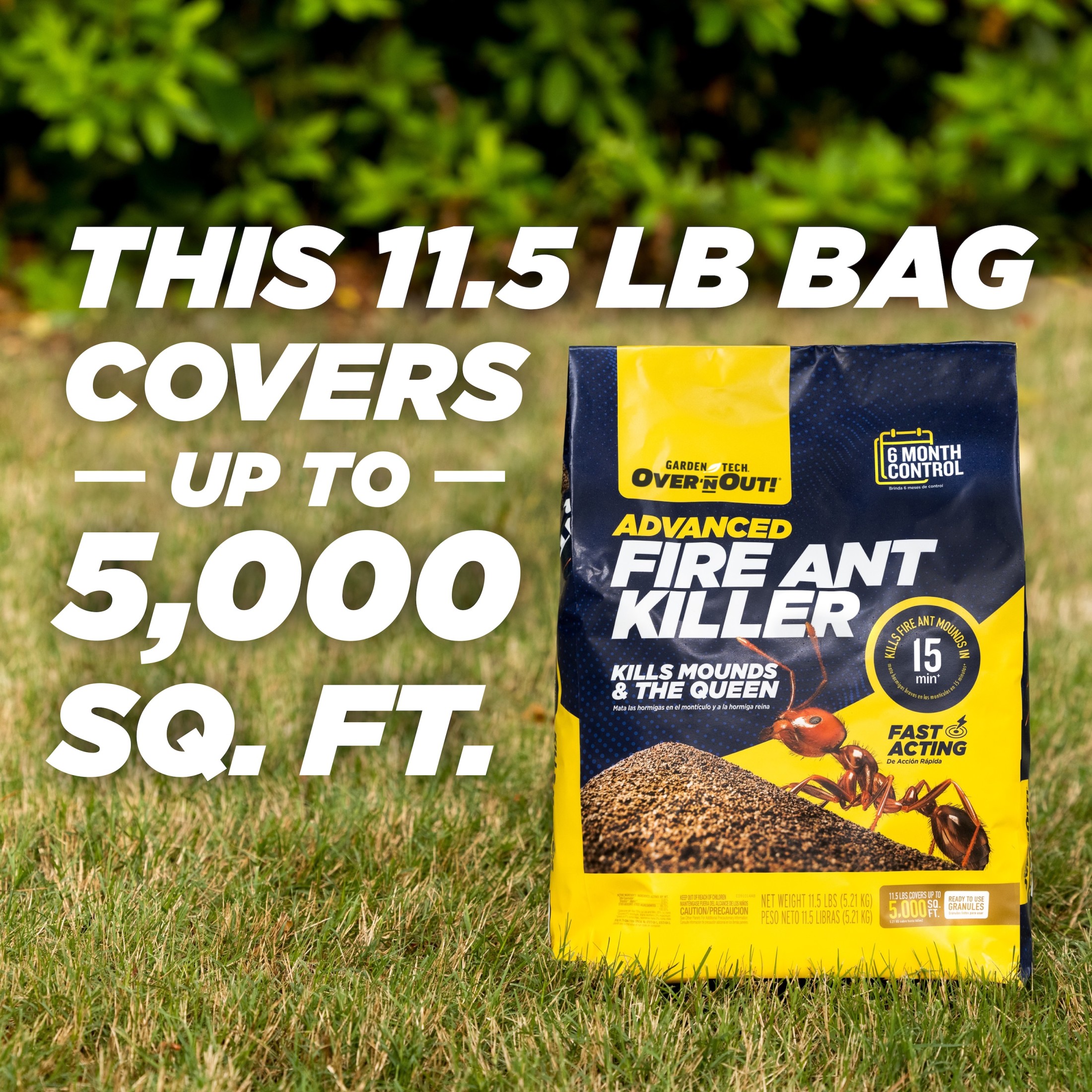 Over 'n Out Advanced Fire Ant Killer Granules, 11.5 lb. photo 2