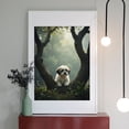 thumbnail image 2 of Diamond Art Kit for Adults, Puppy In Forest Tree V-Shaped Trunk Diamond Painting for Adults Beginners, DIY Diamond Art Painting Kits, 5D Diamond Painting Crafts for Home Decor 12x16 Frameless, 2 of 7
