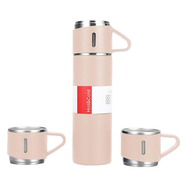 Botella de vacío de 500 ml Botella de aislada al vacío a prueba de de vacío Té 1 rosa Gloria Botella de vacío