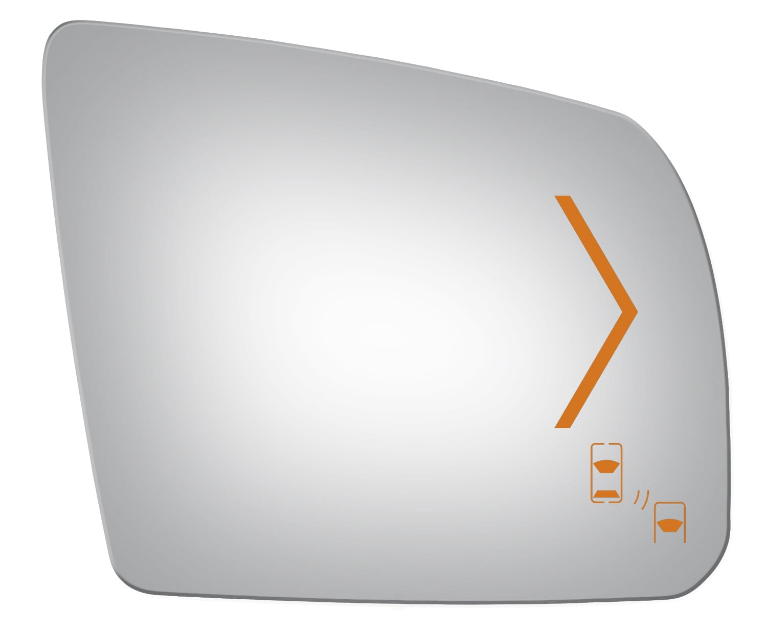 Burco Side View Mirror Replacement Glass - Clear Glass - 5264SB