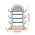 thumbnail image 3 of Jewelry Organizers and Storage QTOCIO Jewellery Display Stand Earring Necklace Bracelet Ring Jewellery Storage Large Capacity Organise Desktop Keep Tidy, 3 of 6