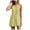 Green-ig1X, variant on Women Sleeveless Mini Dress Ladies Round Neck Contrast Sundress Womens Summer Casual Dresses with Pockets L2 Green
