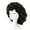 A, variant on JilgTeok 1 Packs Fluttering Round Satin Hat Faux Silk Beauty Hair Wide-brimmed Hat for Women Sleeping Hair Care Nightcap