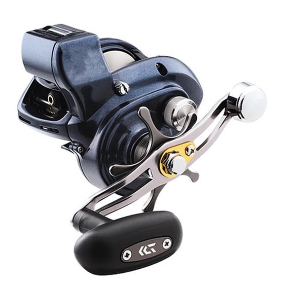 Daiwa LEXA-LC400PWRL-P 245 Yards 17 Mono 5 No.25 Rouleau de Coulée pour Compteur de Traîne - 400 Rapport d'Engrenage 5.5-1 de 400