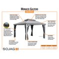 thumbnail image 4 of Sojag Monaco Champagne 10 ft. x 10 ft. Gazebo, 4 of 15