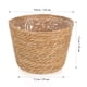 thumbnail image 2 of WORGEOUS Canasta de flores tejida a mano planta de paja tejida maceta de planta tejida de interior macizo de flores decorativas, 2 of 8