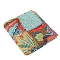thumbnail image 3 of Levtex Home - Jules - Quilted Throw - Bohemian - Teal, Orange, Yellow, Green, Blue, Red, Black - Throw Size 50x60in. - Reversible - Cotton Fabric, 3 of 4
