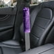thumbnail image 3 of Almohadilla suave para el hombro del cinturón de seguridad para una conducción más cómoda, compatible con adultos, jóvenes y niños, correas para mochila, 2 paquetes, color morado, 3 of 5