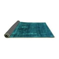 thumbnail image 2 of Ahgly Company Indoor Rectangle Oriental Turquoise Blue Industrial Area Rugs, 2' x 5', 2 of 4
