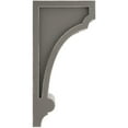 thumbnail image 3 of Ekena Millwork 3 1/4"W x 4"D x 8"H Diane Recessed Wood Vintage Decor Corbel, Reclaimed Grey, 3 of 6