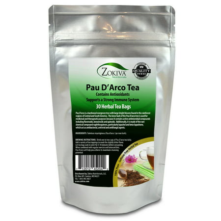 Pau D'Arco Tea 100% Pure (30 Bags) All-Natural Immune System